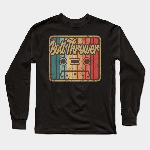 Bolt Thrower Vintage Cassette Long Sleeve T-Shirt by penciltimes